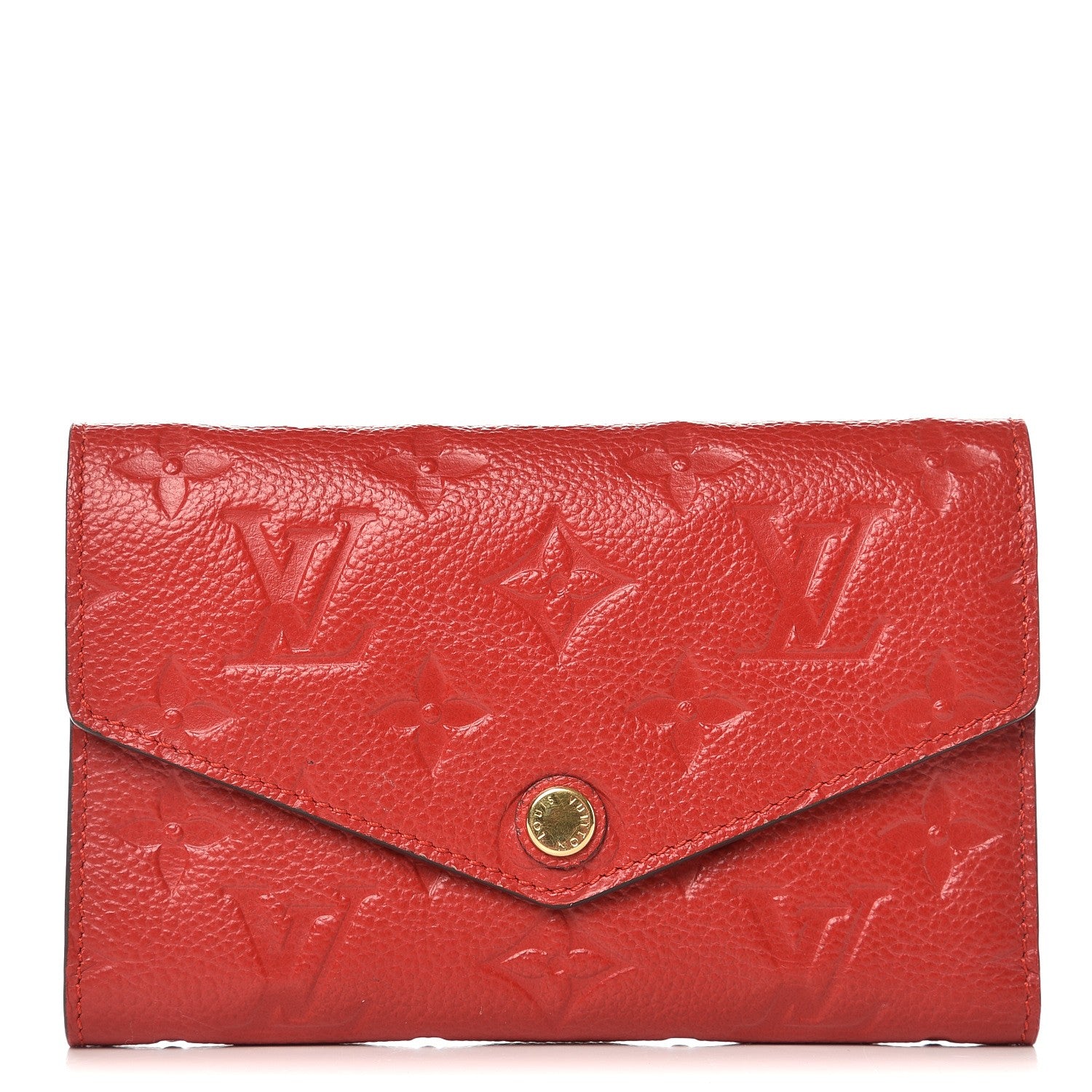 Louis Vuitton Empreinte Compact Curieuse Wallet Cherry 1 of 6