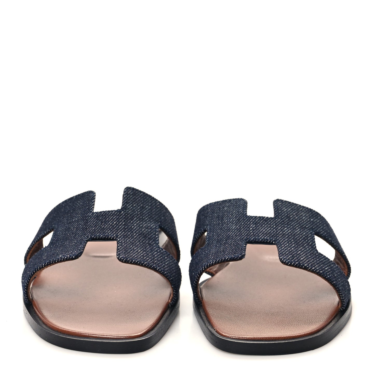Denim Canvas Oran Sandals 35.5 Bleu Brut
