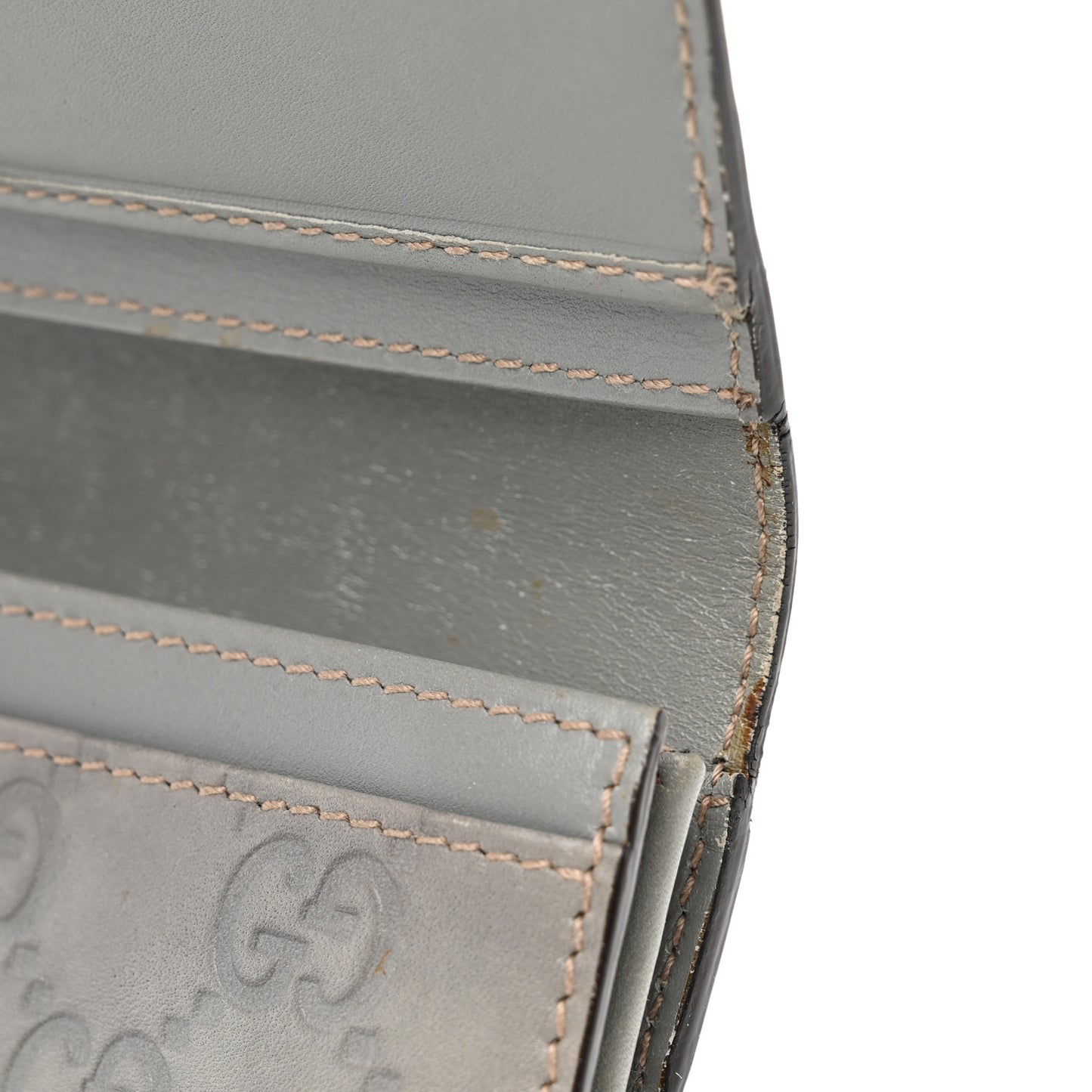 Guccissima Continental Flap Wallet Grey