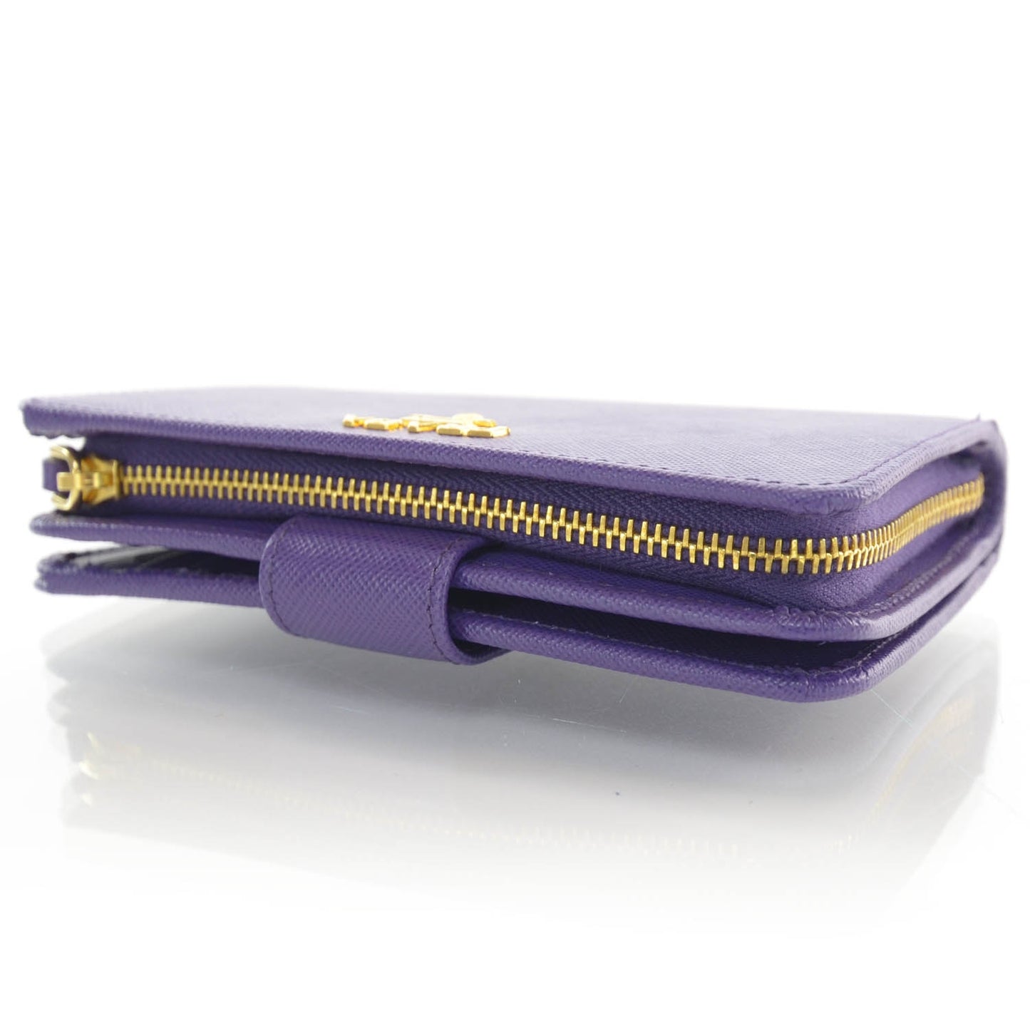 Saffiano Compact Wallet Viola