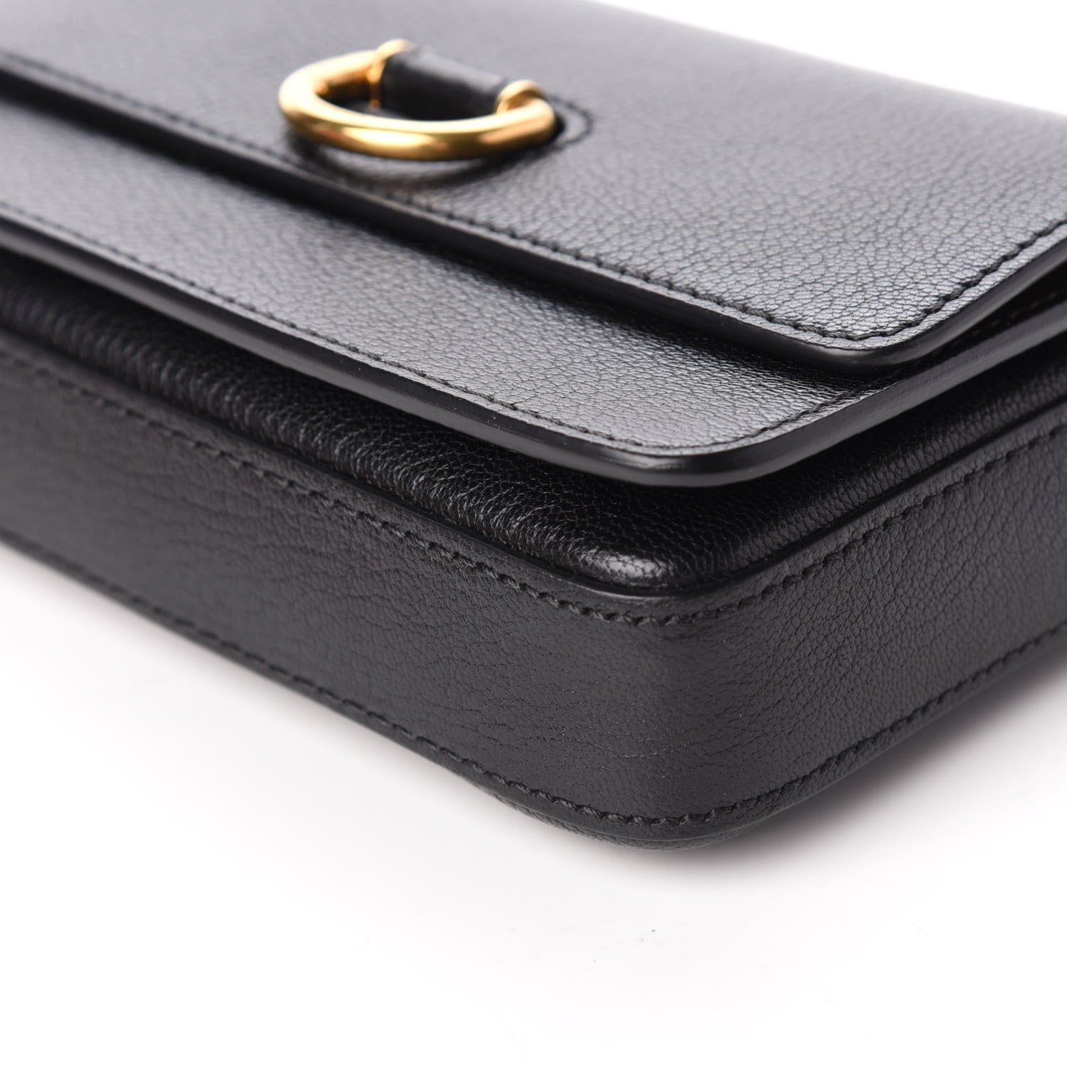 Burberry Goatskin Mini Hayes D-Ring Crossbody Bag Black 7 of 8