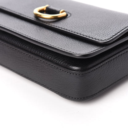 Burberry Goatskin Mini Hayes D-Ring Crossbody Bag Black 7 of 8