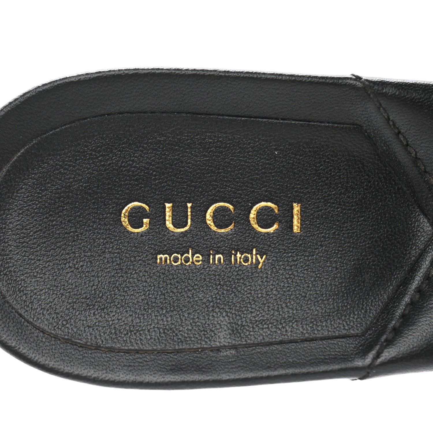 Gucci Nappa Matelasse GG Marmont 75mm Slide Sandals 39 Black 6 of 10