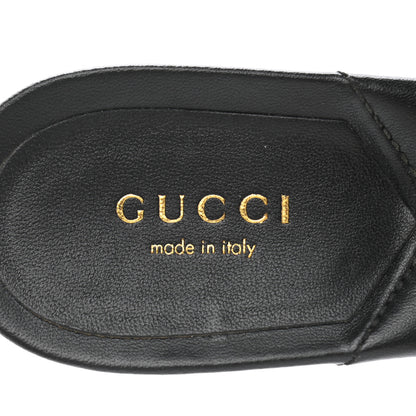 Gucci Nappa Matelasse GG Marmont 75mm Slide Sandals 39 Black 6 of 10