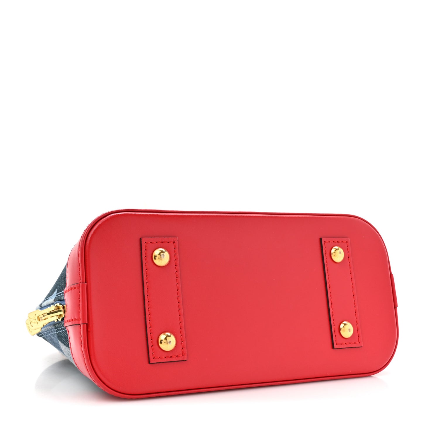 Denim Damier Monogram Patchwork Alma BB