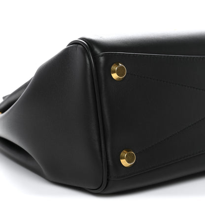 Balenciaga Smooth Calfskin Small Bel Air Carry All Bag Black 8 of 9