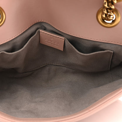 Gucci Calfskin Matelasse Mini GG Marmont Shoulder Bag Perfect Pink 5 of 14