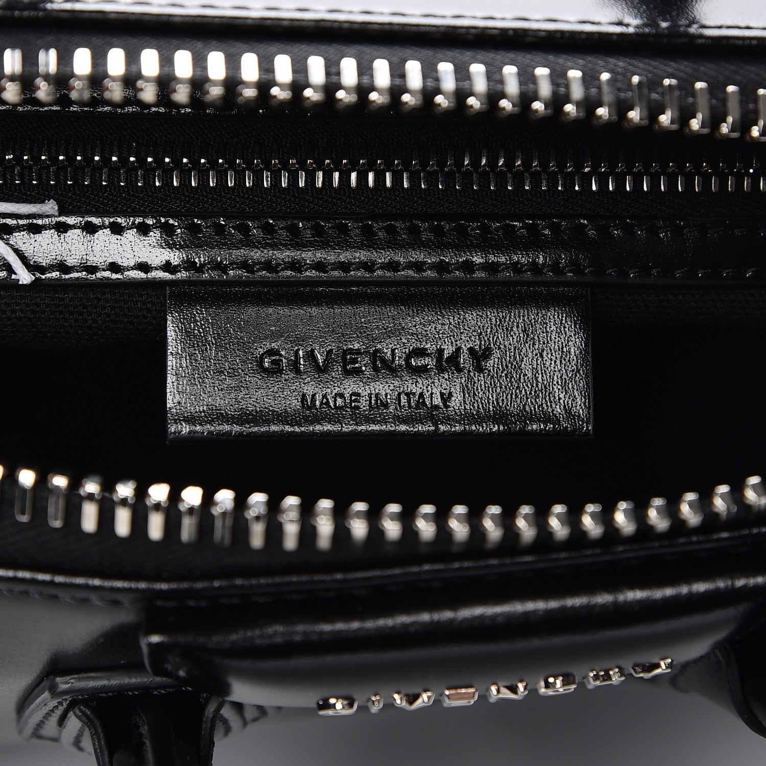 Givenchy Shiny Lord Calfskin Mini Antigona Black 14 of 16