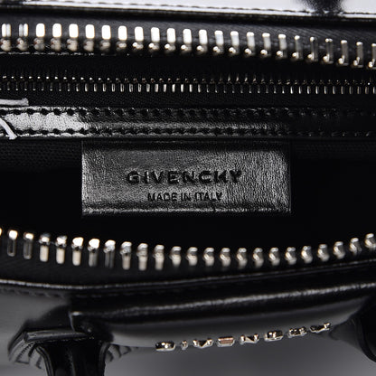 Givenchy Shiny Lord Calfskin Mini Antigona Black 14 of 16