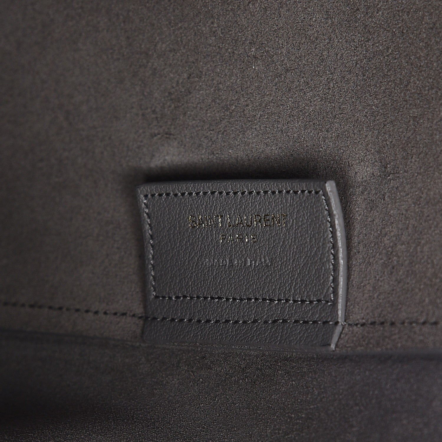 Saint Laurent Calfskin Large Shopping Tote Fog 6 of 13