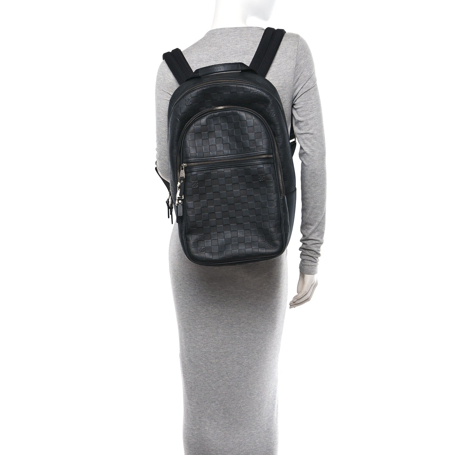 Louis Vuitton Damier Infini Michael Backpack Onyx 2 of 9