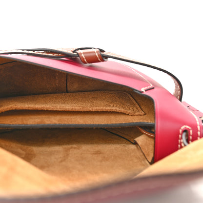 Loewe Calfskin Mini Gate Crossbody Bag Garnet Pomodoro 5 of 8