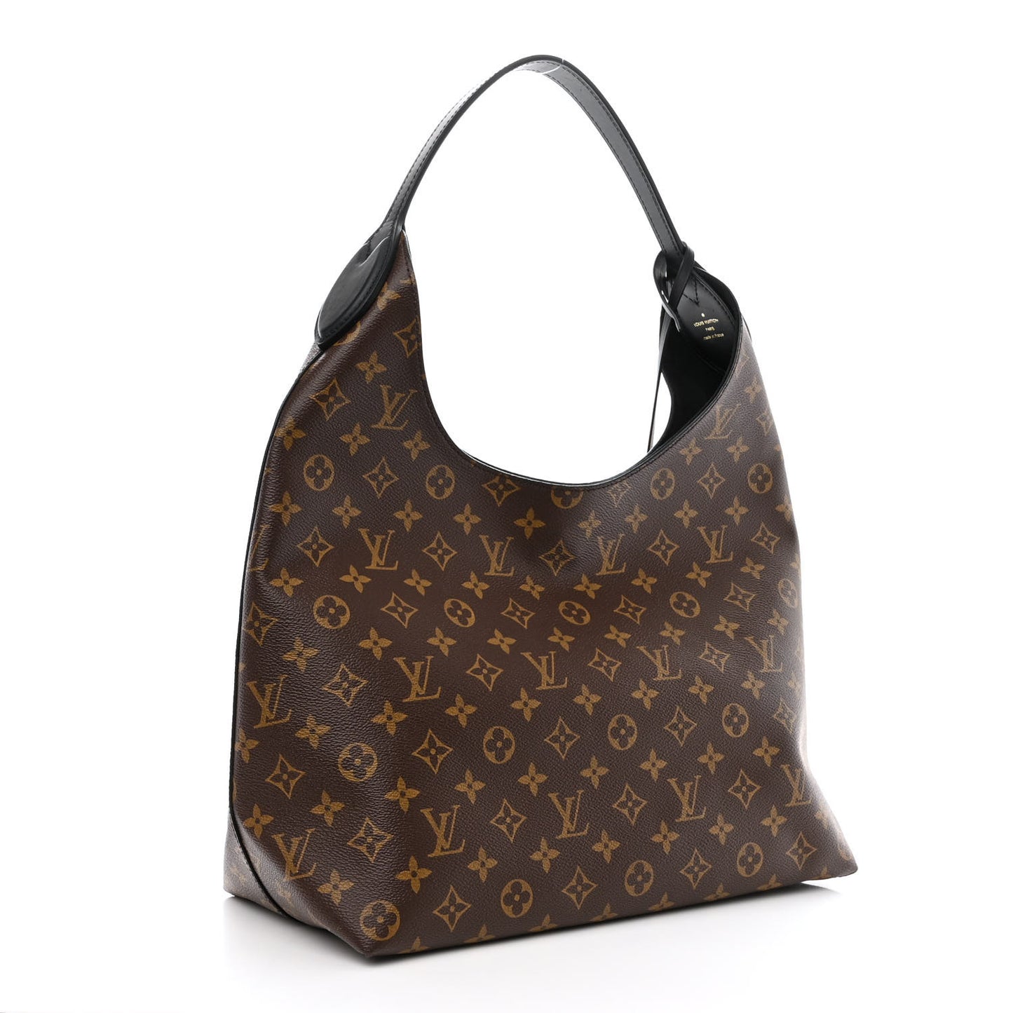 Monogram Flower Hobo Black