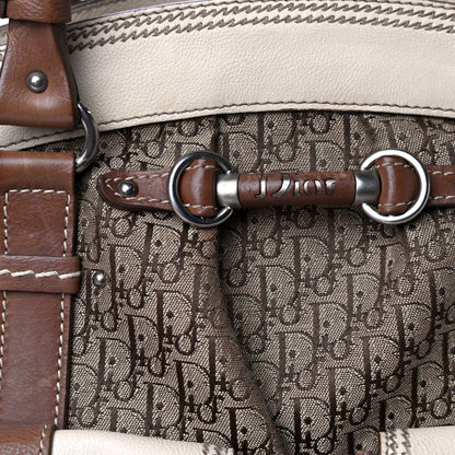 Christian Dior Monogram Large My Dior Frame Pocket Satchel Brown 6 of 6