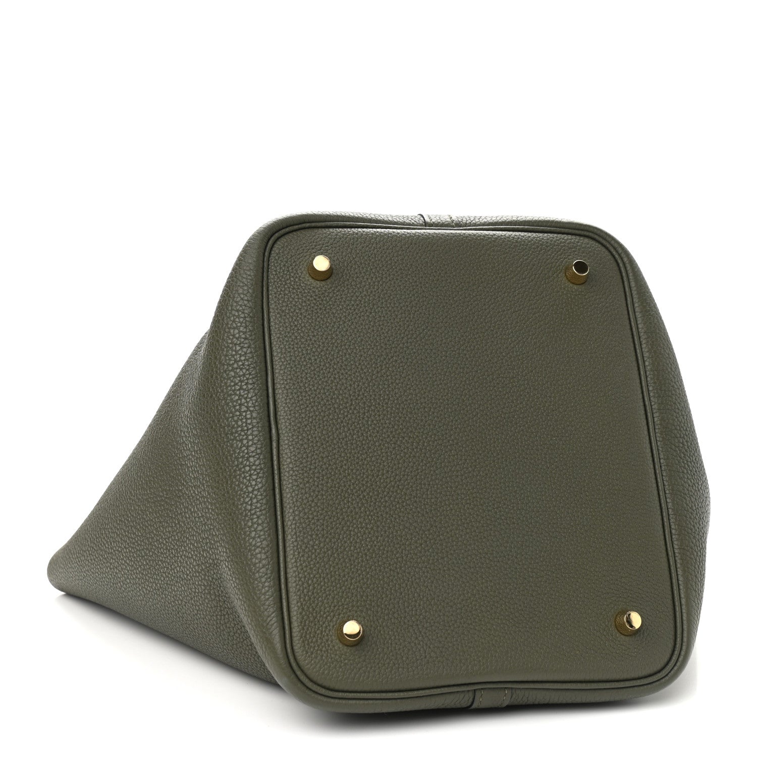 Hermes Taurillon Clemence Picotin Lock 22 MM Vert Maquis 4 of 8