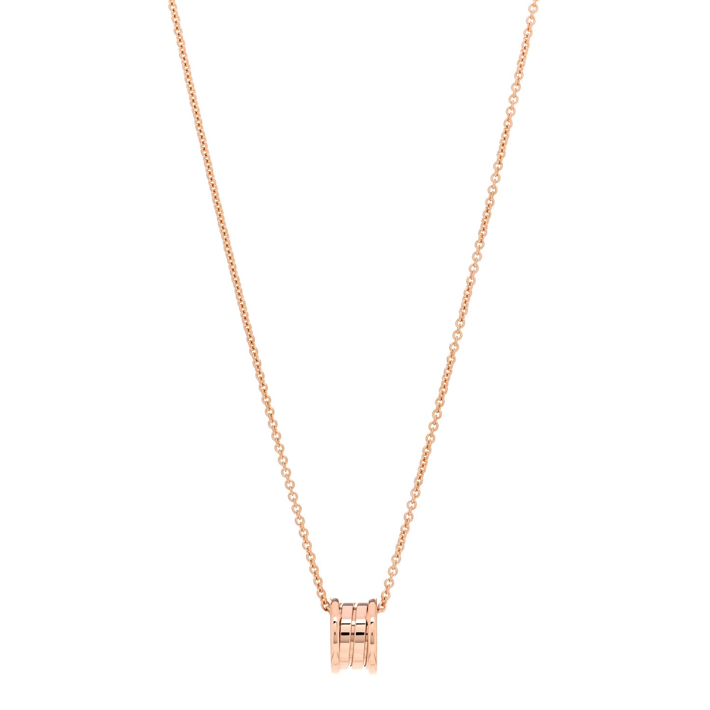 18K Rose Gold B.Zero1 Pendant Necklace