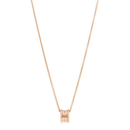 Bulgari 18K Rose Gold B.Zero1 Pendant Necklace 1 of 6