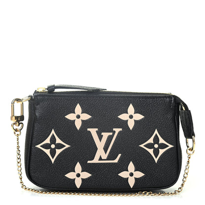 Louis Vuitton Empreinte Monogram Giant Mini Pochette Accessories Black 1 of 4