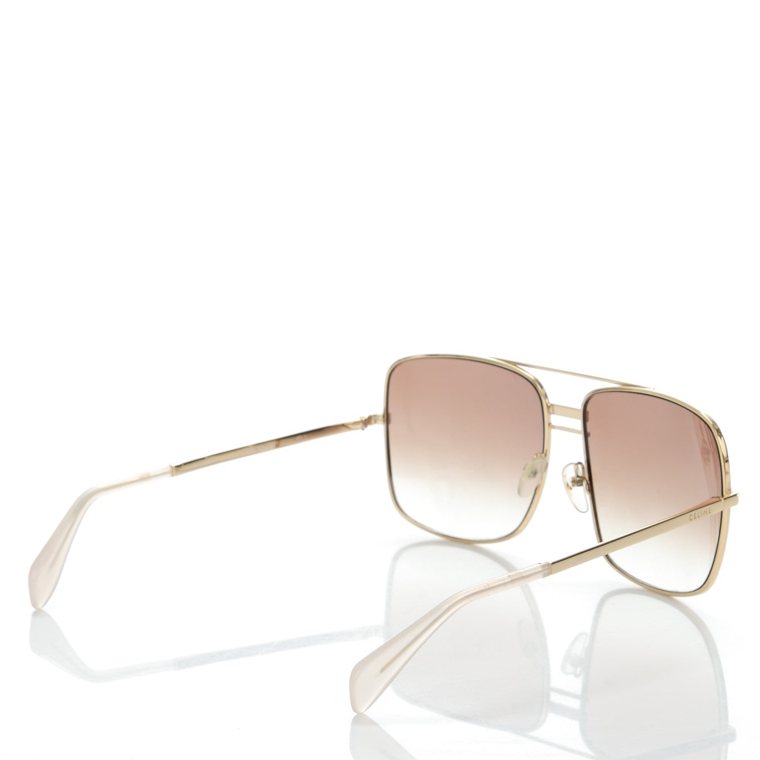 Celine Metal Sunglasses CL 41808/S Gold 3 of 6