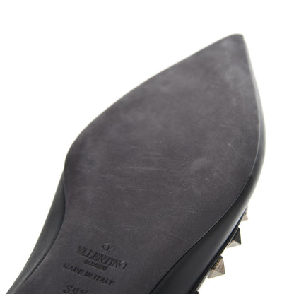 Valentino Garavani Nappa Rockstud Ballerina Flats 39.5 Black 10 of 15