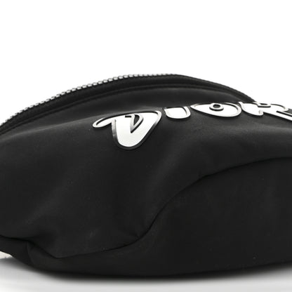Christian Dior X KAWS Nylon Calfskin Bee Belt Bag Black 9 of 12