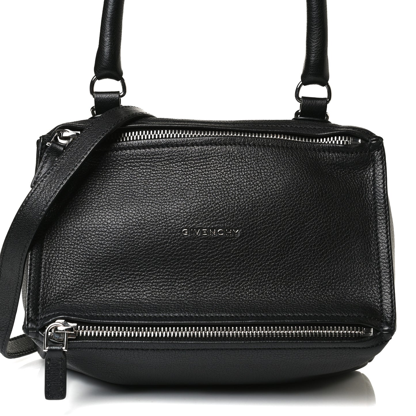 Sugar Goatskin Small Pandora Black