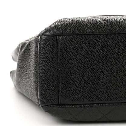 Chanel Caviar Quilted Petit Shopping Tote PST Black 8 of 9