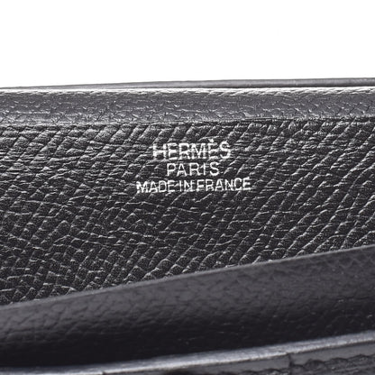 Hermes Epsom Bearn Gusset Wallet Black 6 of 6