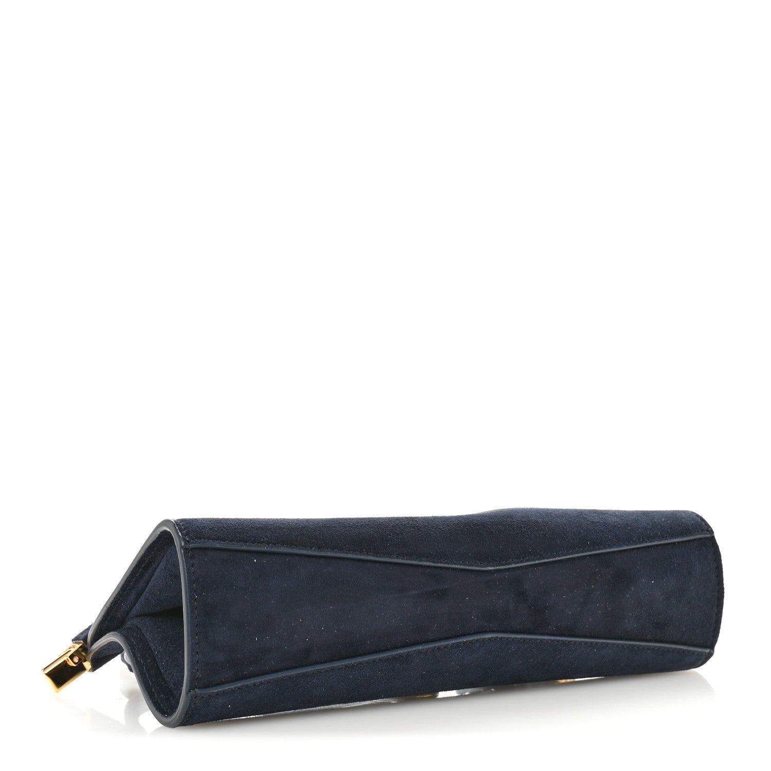 Alaia Suede Le Click East West Small Bag Midnight 4 of 11