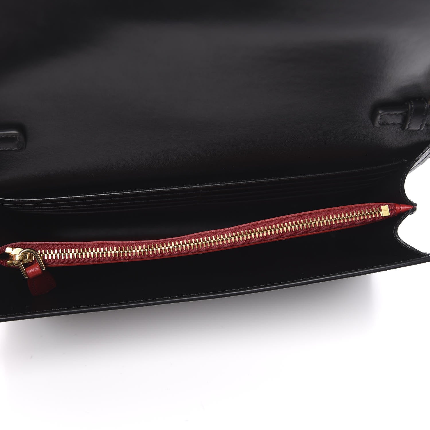 Prada Saffiano Wallet With Shoulder Strap Black 5 of 11