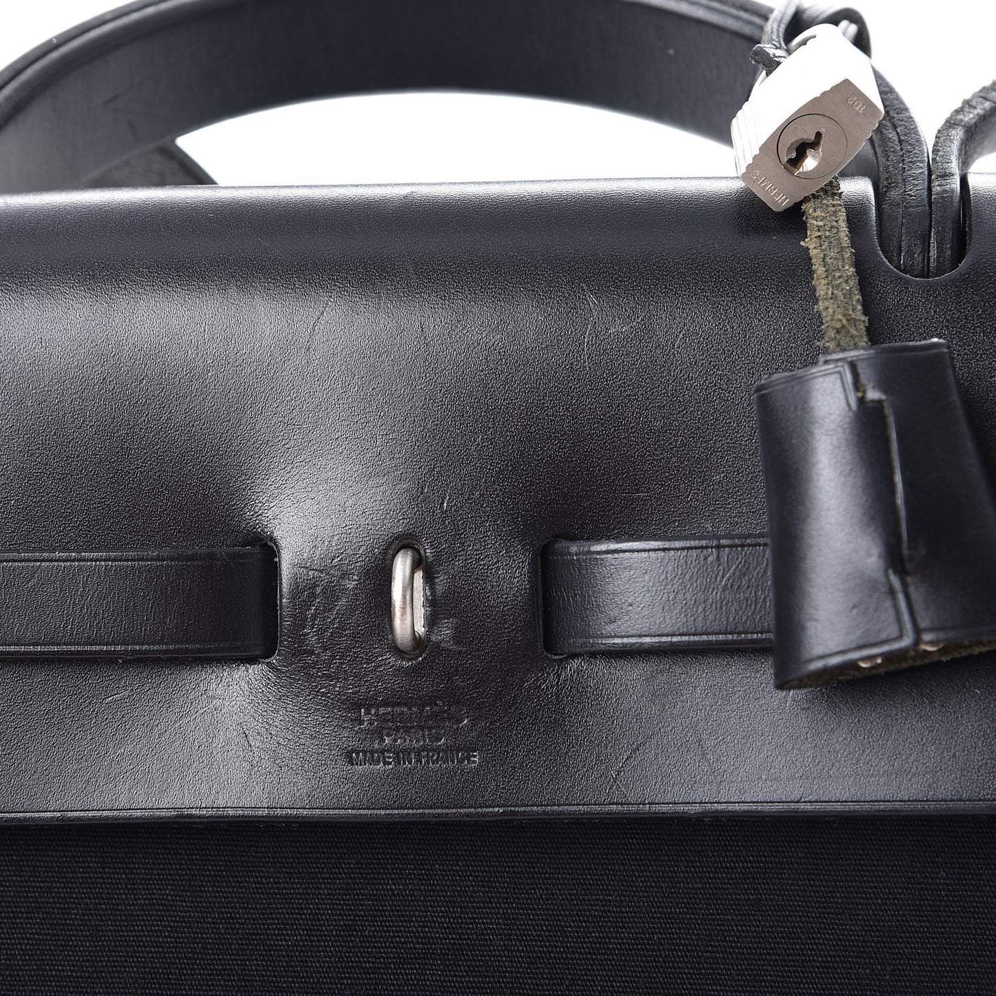 Toile Vache Calfskin Herbag 39 MM Black