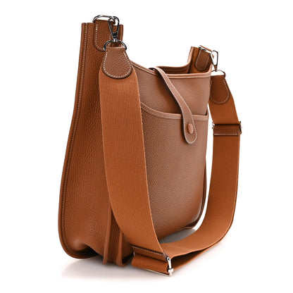 Hermes Taurillon Clemence Evelyne III GM Gold 3 of 10
