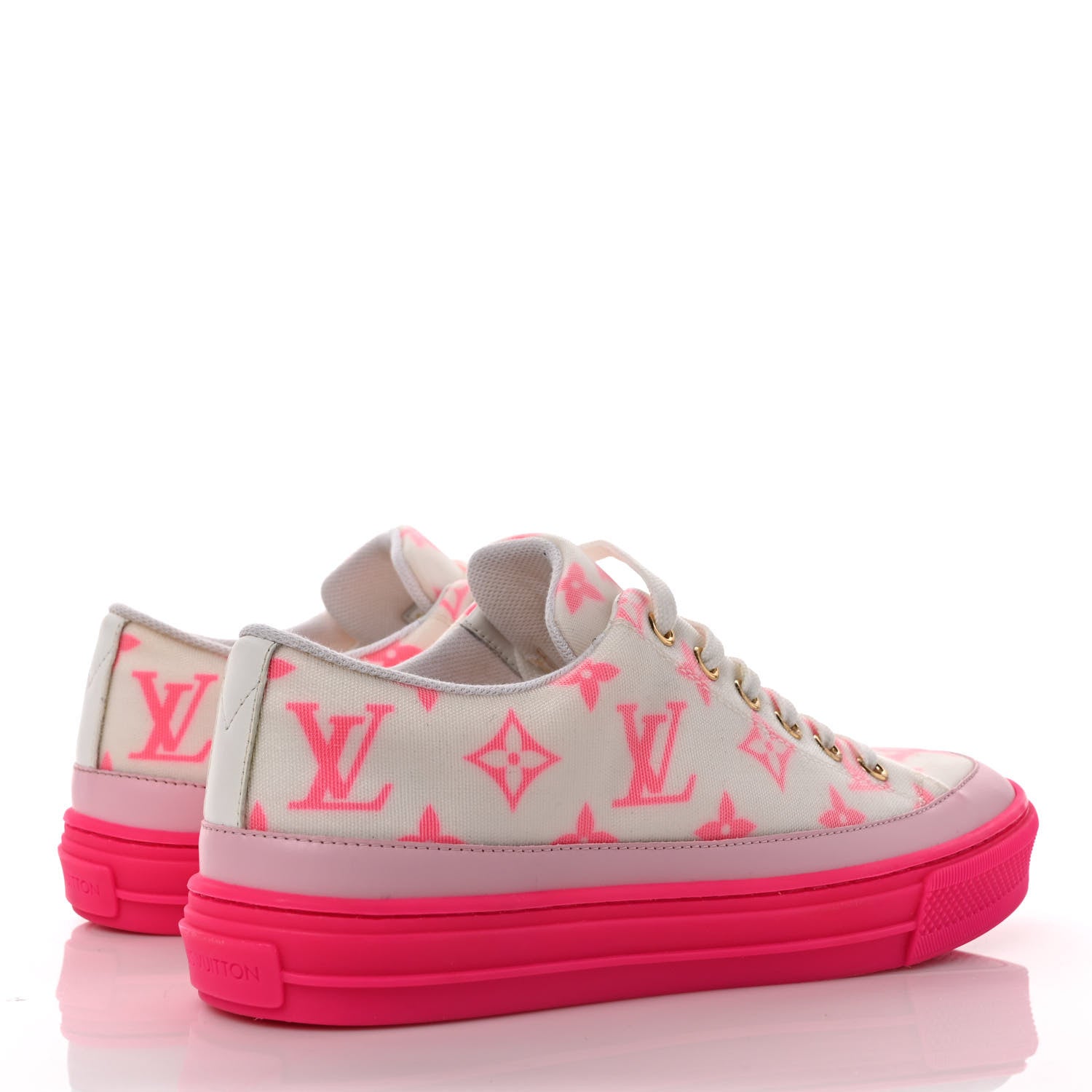Louis Vuitton Technical Fabric Monogram Stellar Sneakers 36.5 Rose Pop 4 of 8