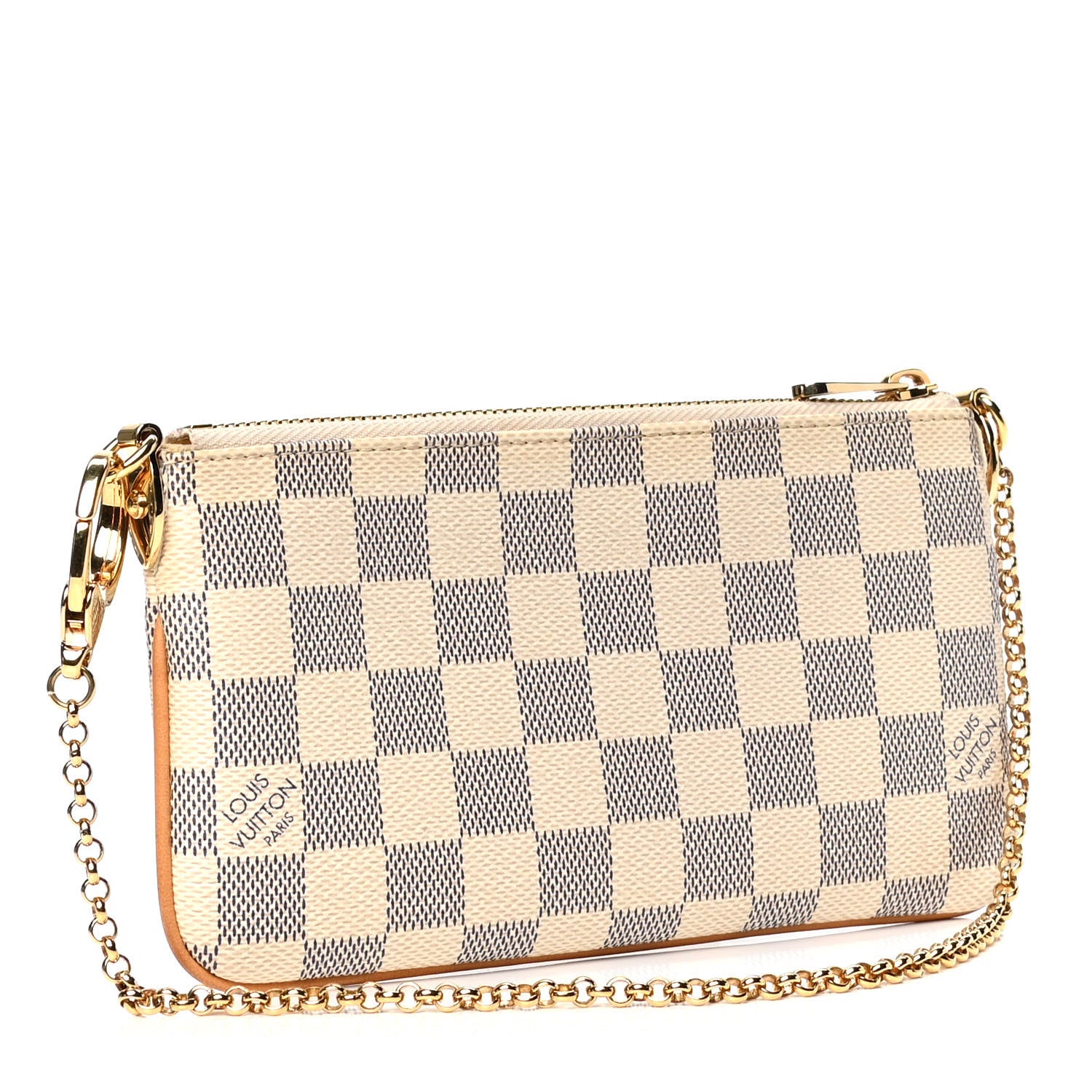Louis Vuitton Damier Azur Pochette Milla MM 2 of 6