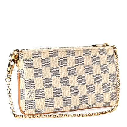 Louis Vuitton Damier Azur Pochette Milla MM 2 of 6