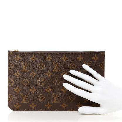Louis Vuitton Monogram Neverfull MM GM Pochette 2 of 8