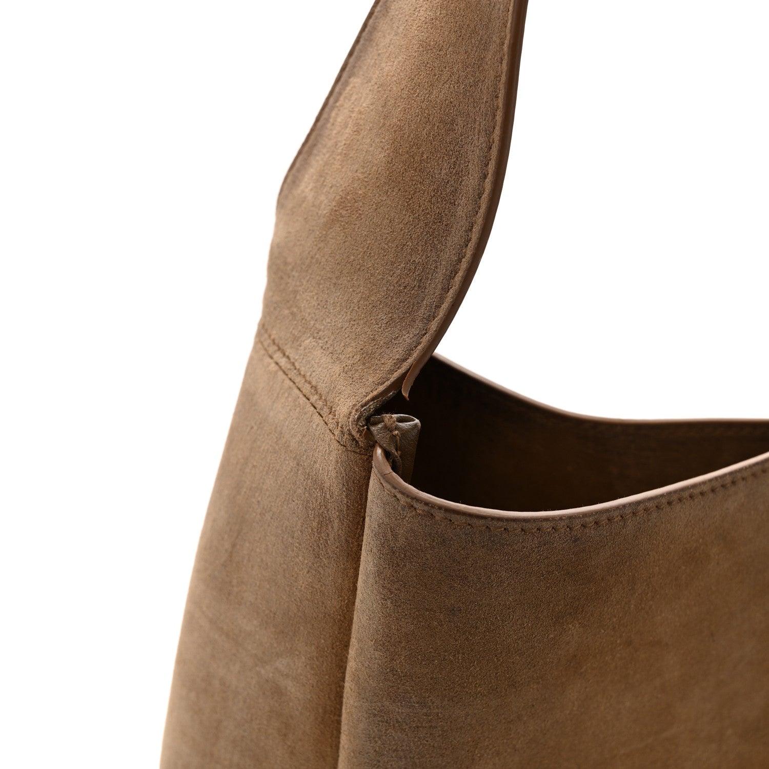 Saint Laurent Suede Large Le 5 A 7 Soft Hobo Golden Leaf 11 of 17