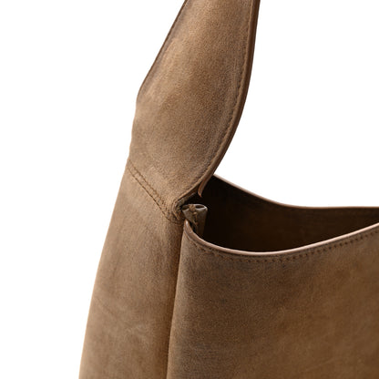 Saint Laurent Suede Large Le 5 A 7 Soft Hobo Golden Leaf 11 of 17