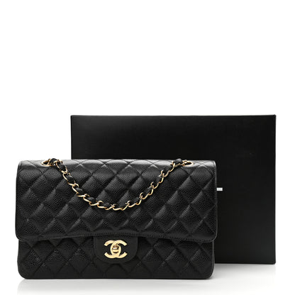 Chanel Caviar Quilted Medium Double Flap Black 11 of 11