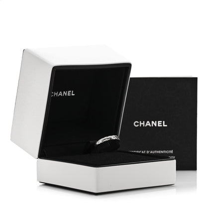 Chanel 18K White Gold Mini Coco Crush Ring 54 6.75 5 of 5
