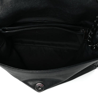 Saint Laurent Grain De Poudre Monogram Monochrome Toy West Hollywood Fold-Over Bag Black 4 of 9
