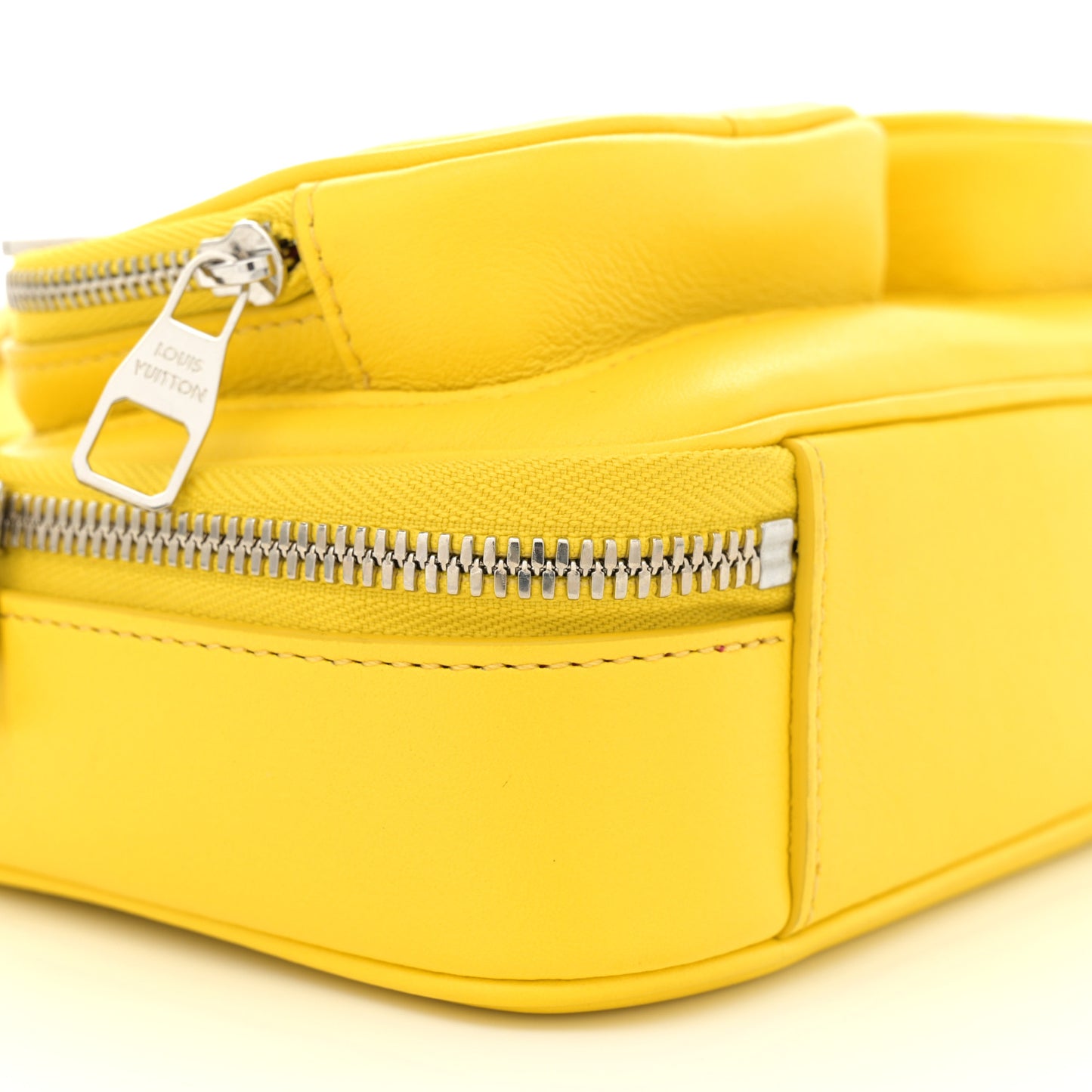 Calfskin Embossed Monogram Vuittamins Utility Crossbody Yellow