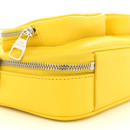 Louis Vuitton Calfskin Embossed Monogram Vuittamins Utility Crossbody Yellow 8 of 10