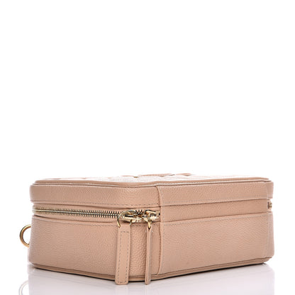 Chanel Caviar Quilted Medium CC Filigree Vanity Case Beige 5 of 9