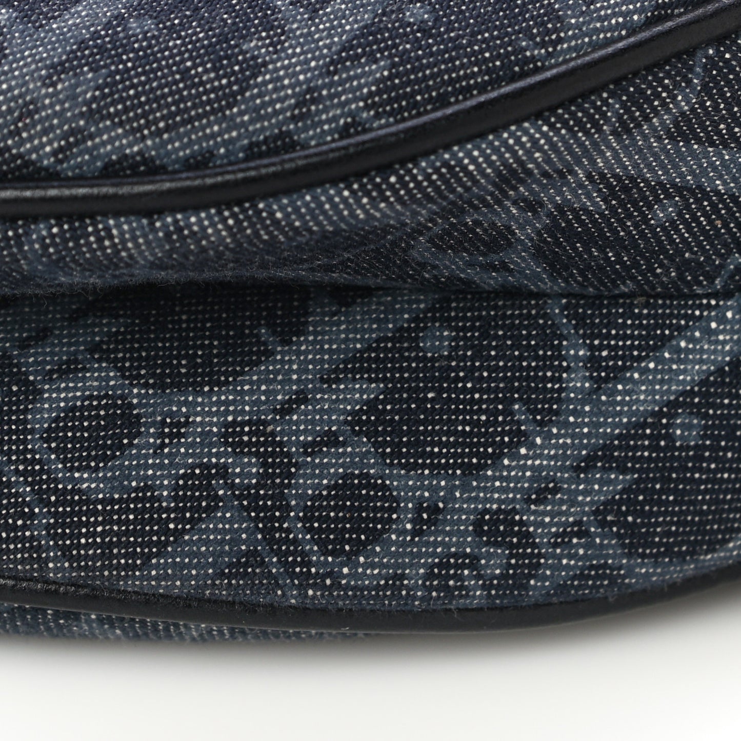 Denim Monogram Flight Saddle Bag