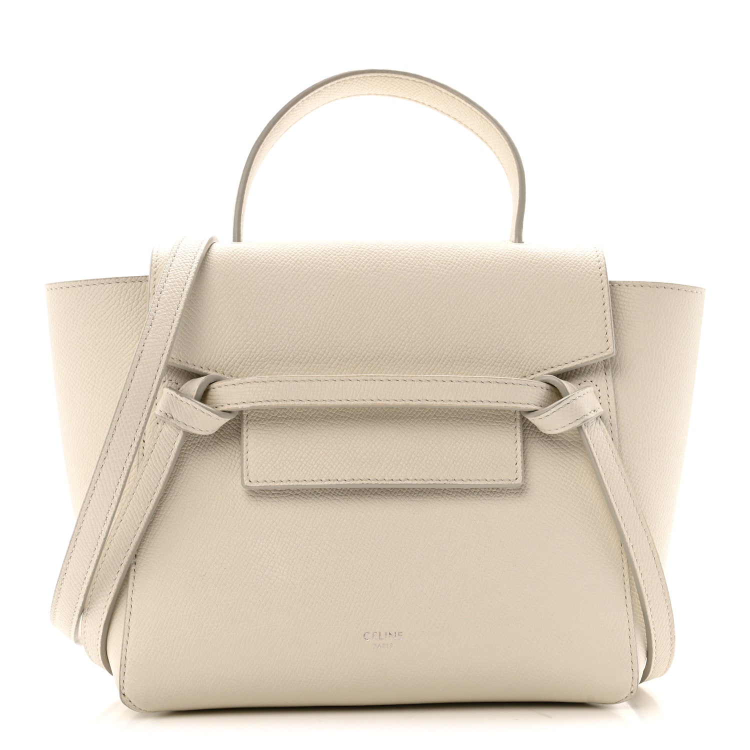 Celine Grained Calfskin Nano Belt Bag Linen 1 of 15