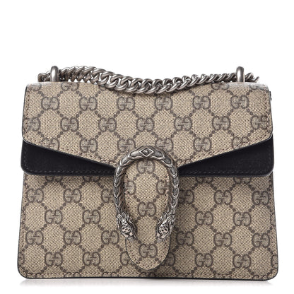 Gucci GG Supreme Monogram Mini Dionysus Shoulder Bag Black 1 of 11