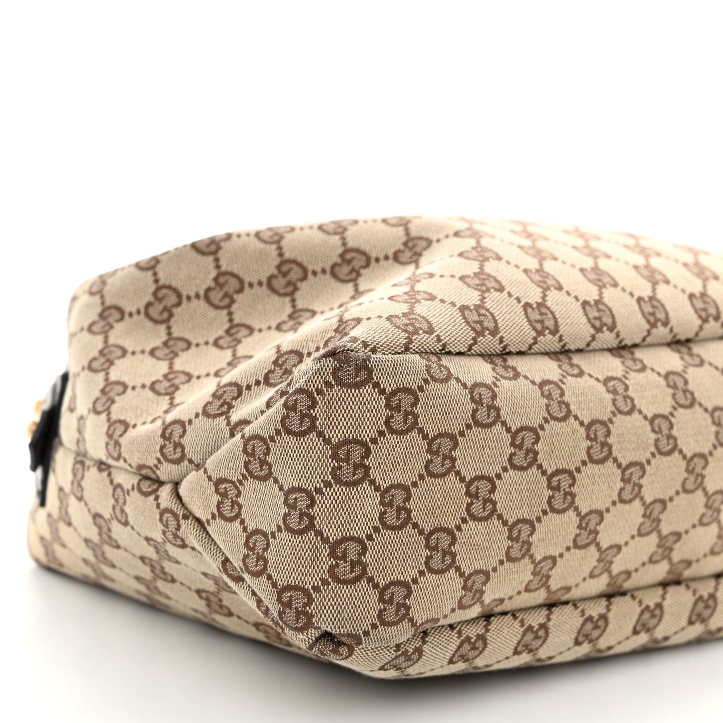 Monogram Medium Horsebit Chain Hobo Dark Brown