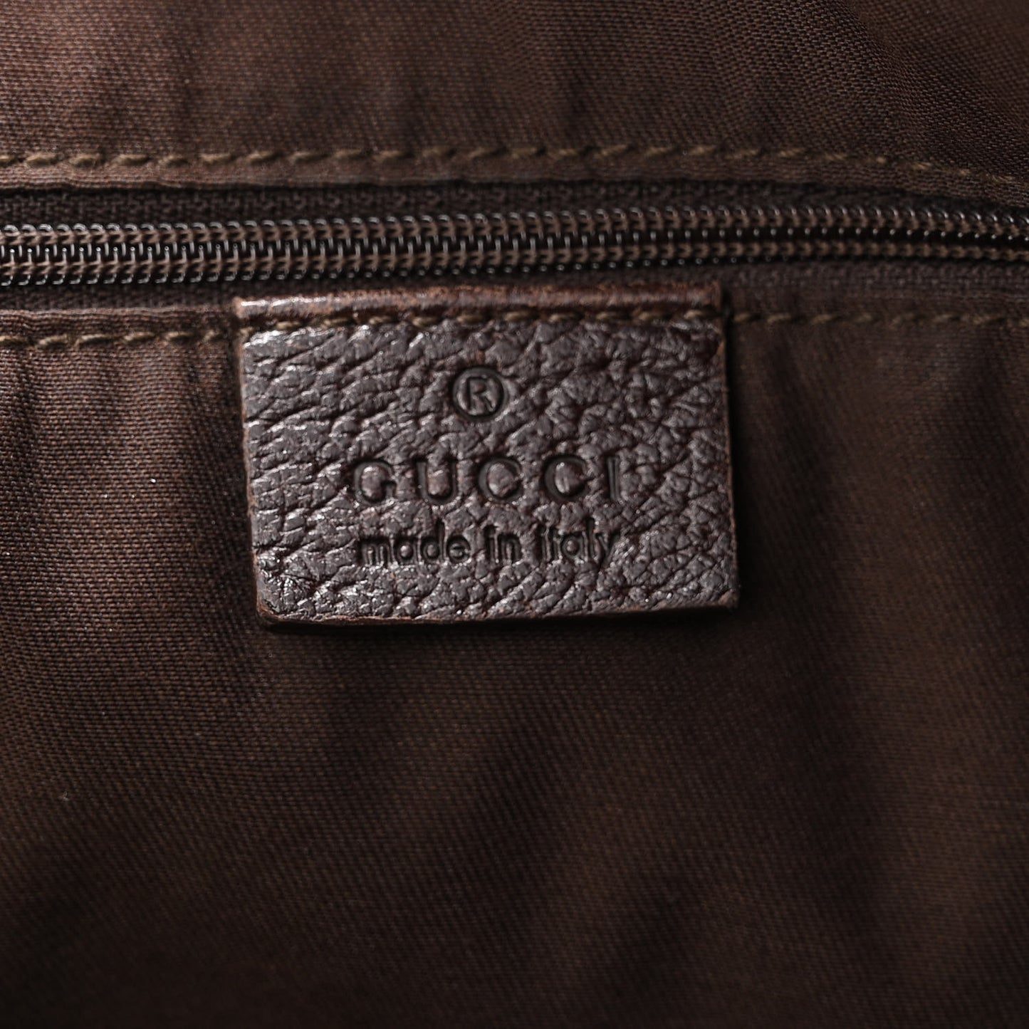 Monogram Medium Abbey Shoulder Bag Dark Brown