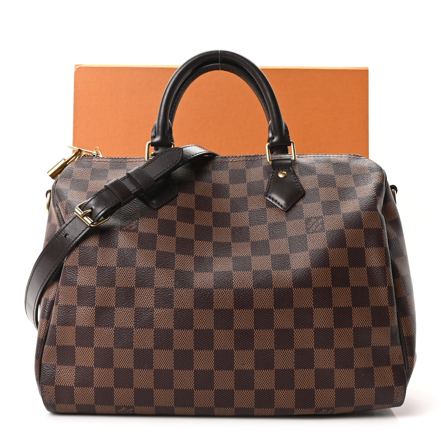 Louis Vuitton Damier Ebene Speedy Bandouliere 30 10 of 10